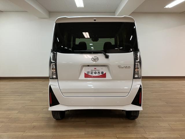 タントカスタムＲＳ　サポカーＳワイド適合届出済未使用車・ターボエンジン・バックカメラ・衝突回避支援ブレーキ・前後コーナーセンサー・誤発信抑制機能ブレーキ・電動パーキングブレーキ・シートヒーター・両側電動スライドドア・１５インチアルミホイール（大阪府）の中古車