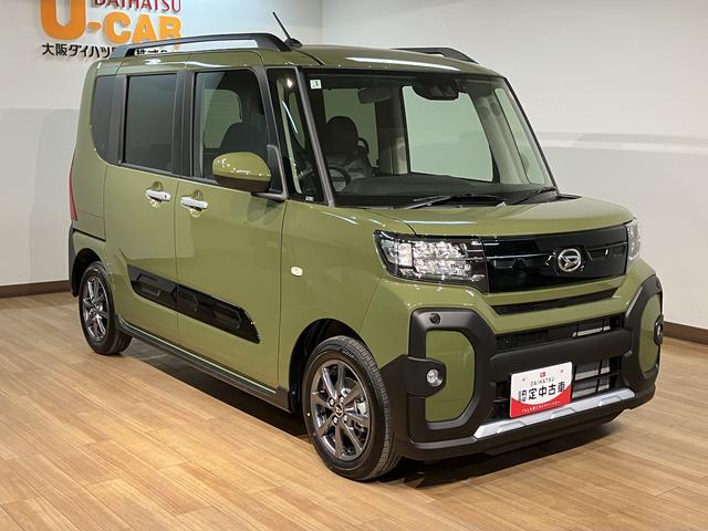 タントファンクロス　Ｒ７年式／法規対応済／ナビ／ＦＲドラレコ衝突被害軽減ブレーキ　コーナーセンサー　バックカメラ（ナビ装着時用）　両側電動スライドドア　前席シートヒーター　電動パーキングブレーキ　ＬＥＤ　オートライト　オートエアコン　スマートキー　エコアイドル（大阪府）の中古車