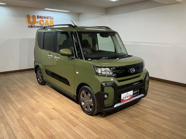 タントファンクロスターボ　サポカーＳワイド適合届出済未使用車・ターボエンジン・純正メモリーナビ・バックカメラ・ナビ連動前後ドライブレコーダー・衝突回避軽減ブレーキ・誤発進抑制機能・前後コーナーセンサー・両側電動スライドドア・電動パーキングブレーキ（大阪府）の中古車