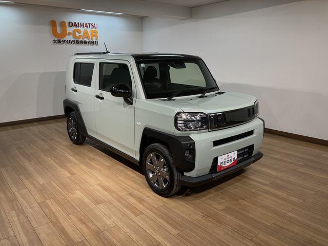 タフトＧ　ダーククロムベンチャー／ナビ／Ｂカメラ／前後ドラレコ届出済未使用車／走行１４Ｋｍ／ナビゲーション／バックカメラ／ステアリングスイッチ／６スピーカー／前後ドラレコ／クルーズコントロール／前席シートヒーター／ＬＥＤヘッドライト・フォグランプ／キーフリー（大阪府）の中古車
