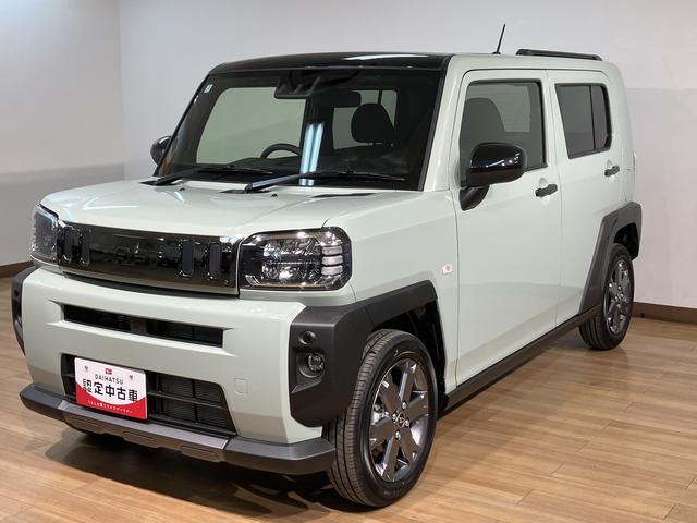 タフトＧターボ　ダーククロムベンチャー　Ｒ７年式／法規対応済スカイフィールトップ　ＬＥＤヘッドランプ／フォグ　アダプティブクルーズコントロール　運転席／助手席シートヒーター　プッシュボタンスタート　キーフリーシステム　バックカメラ対応　１５インチアルミホイール（大阪府）の中古車