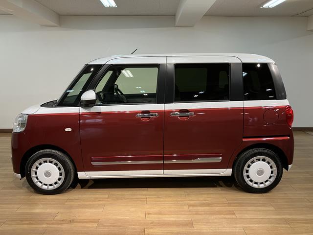 ムーヴキャンバスストライプスＧ　Ｒ７年式／法規対応済／ナビ／ＦＲドラレコサポカーＳワイド適合　バックカメラ対応　ＵＳＢ接続端子　電動パーキングブレーキ　シートヒーター　両側オートスライドドア　Ｐスタート　ホッとカップホルダー　キーフリー（大阪府）の中古車
