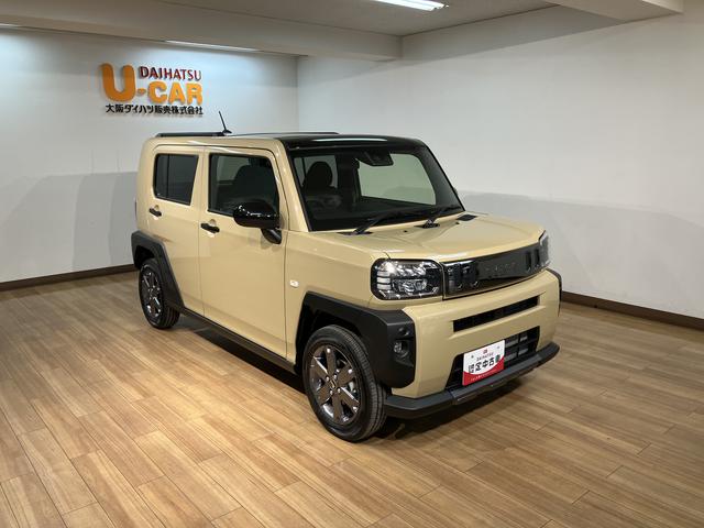 タフトＧターボ　ダーククロムベンチャー　Ｒ７年式／法規対応済走行無制限１年保証　前後コーナーセンサー　前席シートヒーター　スカイフィールトップ　オートマチックハイビーム　ＬＥＤヘッドライト　オートブレーキホールド　スマートキー　１５インチ純正アルミホイール（大阪府）の中古車