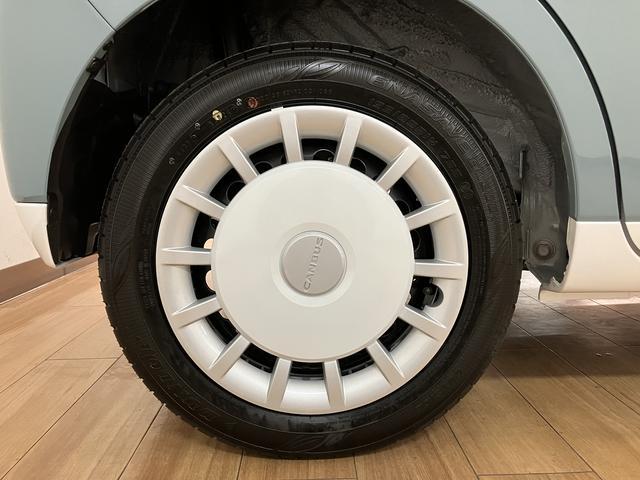 ムーヴキャンバスストライプスＧ　Ｒ７年式届出済未使用車／ナビ／ＦＲドラレコサポカーＳワイド適合　バックカメラ対応　ＵＳＢ接続端子　電動パーキングブレーキ　シートヒーター　両側オートスライドドア　Ｐスタート　ホッとカップホルダー　キーフリー（大阪府）の中古車