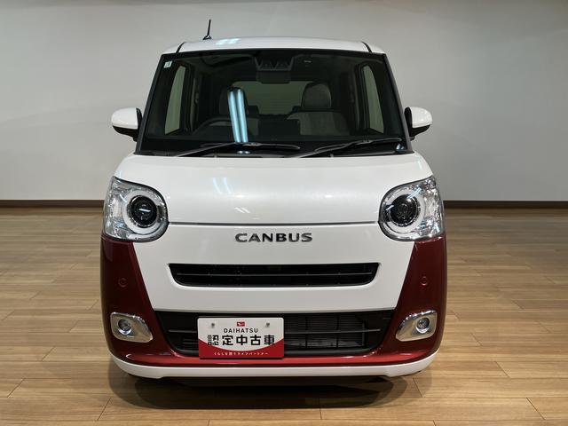 ムーヴキャンバスストライプスＧターボ／ナビ／バックカメラ／前後ドラレコ届出済未使用車／走行１７Ｋｍ／ナビゲーション／バックカメラ／ステアリングスイッチ／６スピーカー／前後ドラレコ／クルーズコントロール／前席シートヒーター／両側パワースライドドア／ＬＥＤヘッド・フォグ（大阪府）の中古車