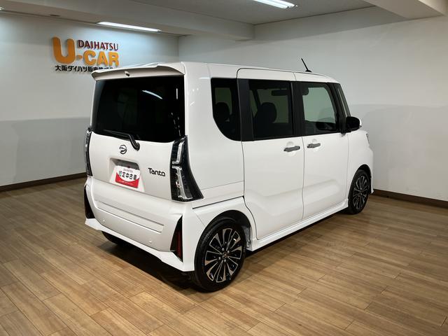 タントカスタムＲＳ　Ｒ７年式／法規対応済／バックカメラ対応ターボ　スマートアシスト　バックカメラ　両側リヤパワースライドドア　プッシュボタンエンジンスタート　シートヒーター　ＬＥＤヘッドライト　アルミホイール　オートエアコン　オートライト　ＡＢＳ（大阪府）の中古車