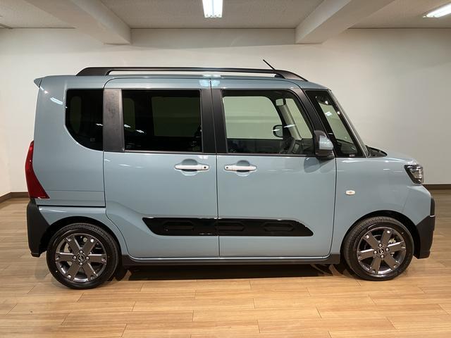 タントファンクロスターボ　Ｒ７年式／法規対応済／ナビ／ＦＲドラレコバックモニター対応カメラ　運転席・助手席シートヒーター　純正アルミホイール　ターボ　両側パワースライドドア　電動パーキングブレーキ　オートブレーキホールド　スマートキー　スマアシ（大阪府）の中古車