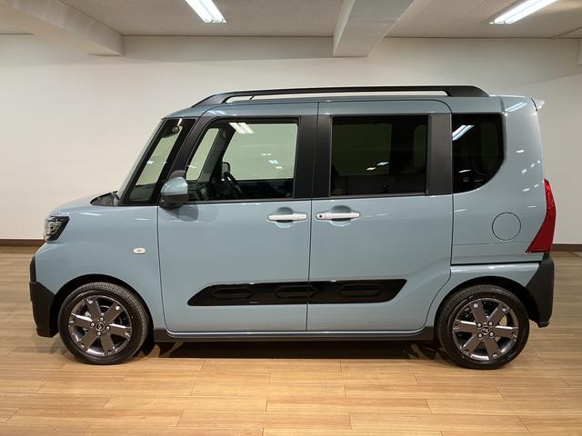 タントファンクロスターボ　Ｒ７年式／法規対応済／ナビ／ＦＲドラレコバックモニター対応カメラ　運転席・助手席シートヒーター　純正アルミホイール　ターボ　両側パワースライドドア　電動パーキングブレーキ　オートブレーキホールド　スマートキー　スマアシ（大阪府）の中古車