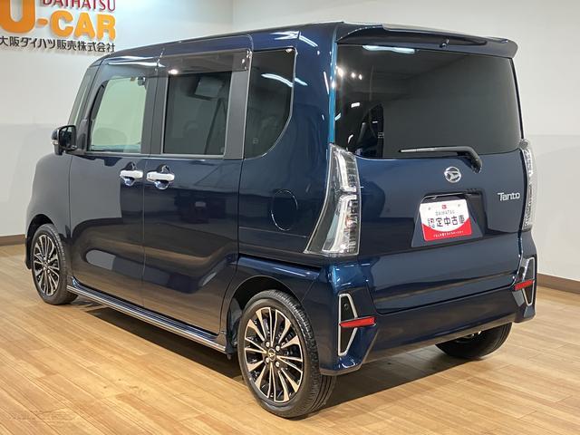 タントカスタムＲＳ　走行１．４万キロ／９インチナビ／パノラマモニタ走行１．４万キロ／９インチナビ／フルセグ／ＣＤ／ＤＶＤ／Ｂｌｕｅｔｏｏｔｈ／ＵＳＢ／パノラマモニター／前後ドラレコ／ＥＴＣ／キーフリー／両側電動パワースライド／シートヒーター／電動パーキングブレーキ（大阪府）の中古車