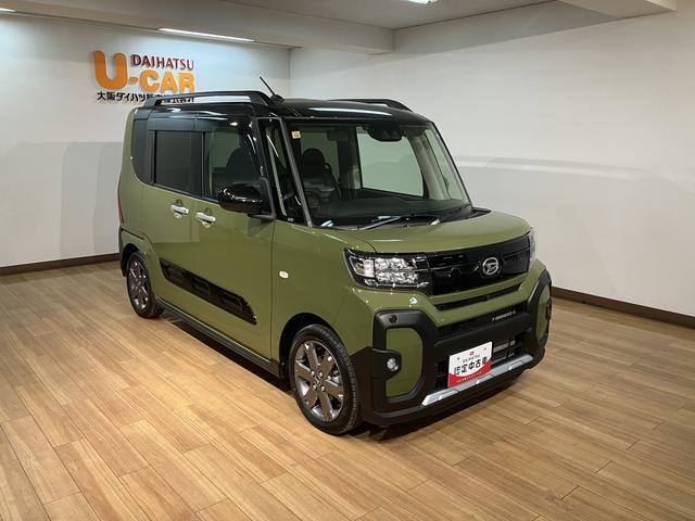 タントファンクロスターボ　Ｒ５年式／ナビ／パノラマカメラ／ドラレコバックモニター対応カメラ　運転席・助手席シートヒーター　純正アルミホイール　ターボ　両側パワースライドドア　電動パーキングブレーキ　オートブレーキホールド　ワンオーナー　スマートキー　スマアシ（大阪府）の中古車