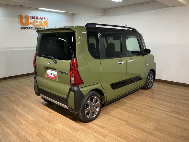 タントファンクロスターボ　Ｒ５年式／ナビ／パノラマカメラ／ドラレコバックモニター対応カメラ　運転席・助手席シートヒーター　純正アルミホイール　ターボ　両側パワースライドドア　電動パーキングブレーキ　オートブレーキホールド　ワンオーナー　スマートキー　スマアシ（大阪府）の中古車