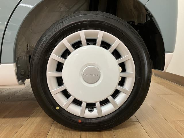 ムーヴキャンバスストライプスＧターボ　Ｒ７年式／ナビ／ＦＲドラレコサポカーＳワイド適合　バックカメラ対応　ＵＳＢ接続端子　電動パーキングブレーキ　シートヒーター　両側オートスライドドア　Ｐスタート　ホッとカップホルダー　キーフリー（大阪府）の中古車