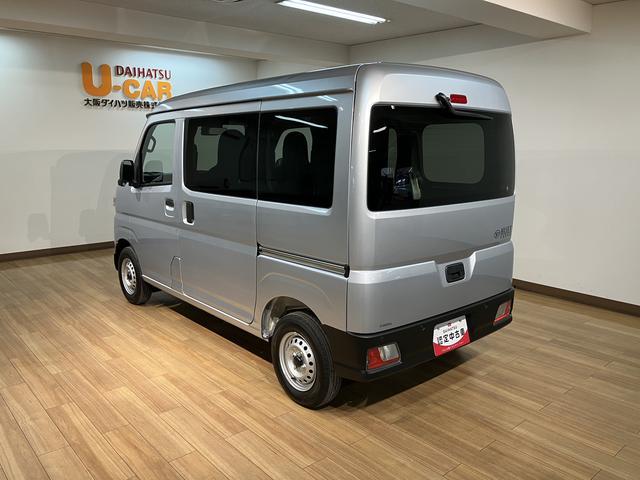 ハイゼットカーゴＤＸ　Ｒ７年式届出済未使用車／法規対応済／走行３ｋｍ衝突被害軽減ブレーキ　横滑り防止装置　ＡＢＳ　アイドリングストップ　両側スライドドア　マニュアルエアコン　パワーステアリング　前席パワーウィンドウ　届出済未使用車（大阪府）の中古車
