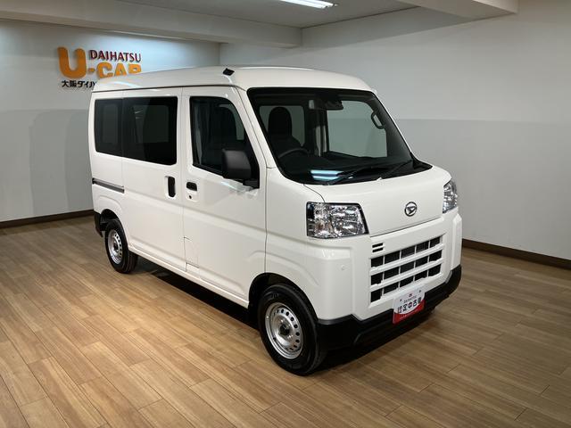 ハイゼットカーゴＤＸ　Ｒ７年式／法規対応済／届出済未使用車衝突被害軽減ブレーキ　横滑り防止装置　ＡＢＳ　アイドリングストップ　両側スライドドア　マニュアルエアコン　パワーステアリング　前席パワーウィンドウ　届出済未使用車（大阪府）の中古車