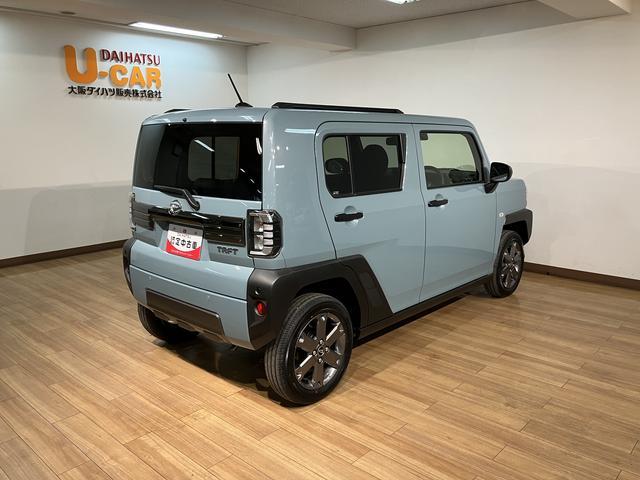 タフトＧダーククロムベンチャー　Ｒ７年式／法規対応済／バックカメラ走行無制限１年保証　前後コーナーセンサー　前席シートヒーター　スカイフィールトップ　オートマチックハイビーム　ＬＥＤヘッドライト　オートブレーキホールド　スマートキー　１５インチ純正アルミホイール（大阪府）の中古車