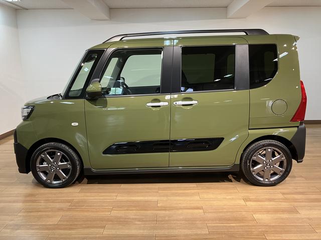 タントファンクロスターボ　Ｒ７年式／法規対応済／ナビ／ＦＲドラレコバックカメラ　運転席・助手席シートヒーター　純正アルミホイール　ターボ　両側パワースライドドア　電動パーキングブレーキ　オートブレーキホールド　スマートキー　スマアシ（大阪府）の中古車