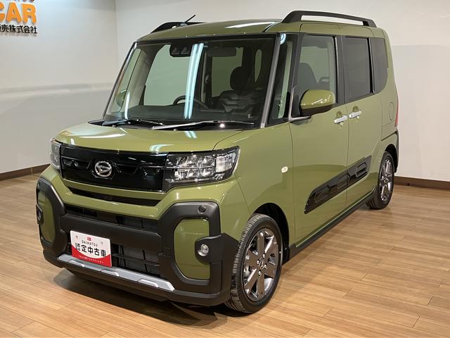 タントファンクロスターボ　Ｒ７年式／法規対応済／ナビ／ＦＲドラレコバックカメラ　運転席・助手席シートヒーター　純正アルミホイール　ターボ　両側パワースライドドア　電動パーキングブレーキ　オートブレーキホールド　スマートキー　スマアシ（大阪府）の中古車