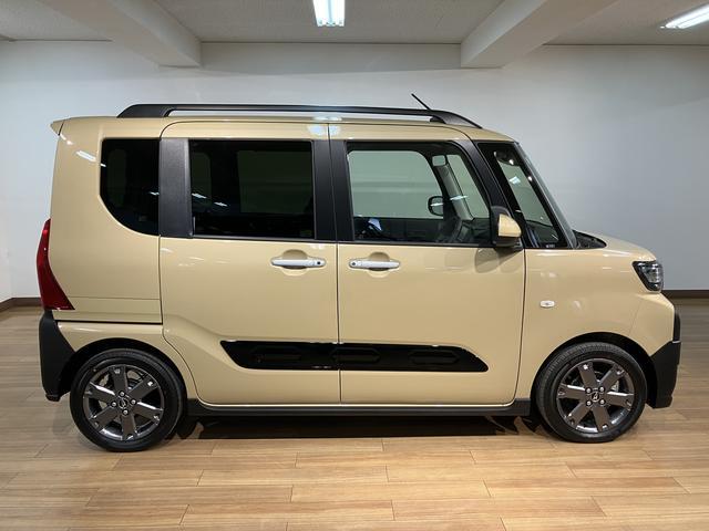 タントファンクロスターボ　Ｒ７年式／法規対応済／ナビ／ＦＲドラレコバックモニター　運転席・助手席シートヒーター　純正アルミホイール　ターボ　両側パワースライドドア　電動パーキングブレーキ　オートブレーキホールド　スマートキー　スマアシ（大阪府）の中古車