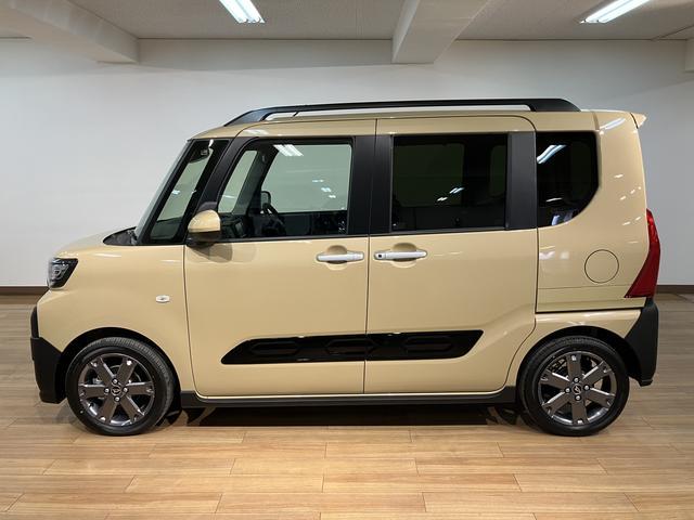 タントファンクロスターボ　Ｒ７年式／法規対応済／ナビ／ＦＲドラレコバックモニター　運転席・助手席シートヒーター　純正アルミホイール　ターボ　両側パワースライドドア　電動パーキングブレーキ　オートブレーキホールド　スマートキー　スマアシ（大阪府）の中古車