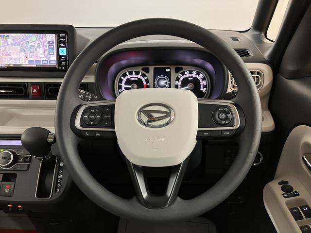 ムーヴキャンバスストライプスＧターボ　ナビ／バックカメラ／前後ドラレコターボ車／ナビ／ＣＤ／ＤＶＤ／Ｂｌｕｅｔｏｏｔｈ／ＵＳＢ／フルセグ／バックカメラ／前後ドラレコ／両側パワースライド／キーフリー／衝突軽減ブレーキ／ＬＥＤヘッドライト／電動パーキングブレーキ（大阪府）の中古車