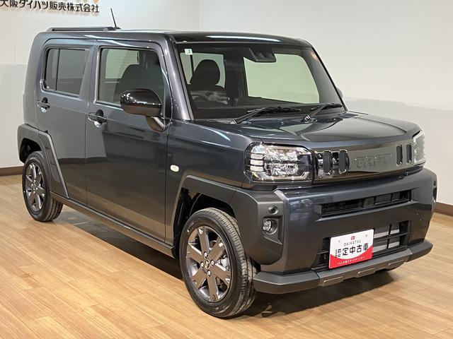 タフトＧダーククロムベンチャー　Ｒ７年式／法規対応済／バックカメラ走行無制限１年保証　前後コーナーセンサー　前席シートヒーター　スカイフィールトップ　オートマチックハイビーム　ＬＥＤヘッドライト　オートブレーキホールド　スマートキー　１５インチ純正アルミホイール（大阪府）の中古車