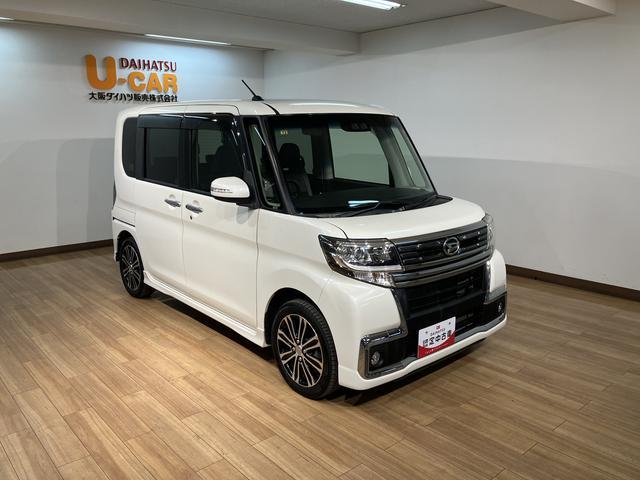 タントカスタムＲＳ　トップエディションＳＡIII／８インチナビ８インチナビ／バックカメラ／ステアリングスイッチ／６スピーカー／ＥＴＣ／ドラレコ／後席モニター／ＵＳＢ・ＨＤＭＩアダプター／運転席シートヒーター／両側パワースライドドア／ＬＥＤヘッドライト・フォグ（大阪府）の中古車