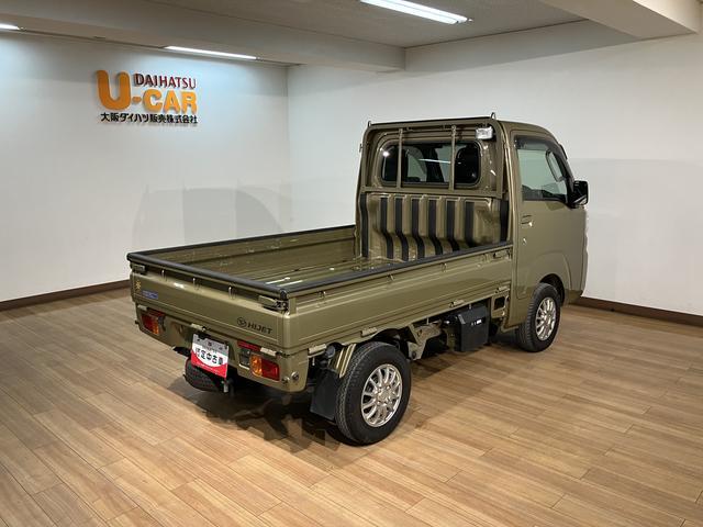 ハイゼットトラックエクストラＳＡIIIｔ　　サポカーＳベーシック９インチナビ（パナソニック製）・前後ドラレコ・ＥＴＣ２．０車載器・リモコンキー・パワーウインドウ・衝突回避軽減ブレーキ・フロアイルミネーション・コーナーセンサー・工具箱・５速Ｍ／Ｔ・ＬＥＤヘッドライト（大阪府）の中古車