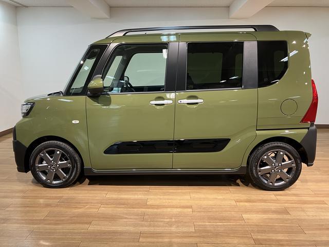 タントファンクロスターボ　Ｒ７年／法規対応済／２５年ナビ／ドラレコ走行２２ｋｍ／届出済未使用車／２５年ナビ／バックカメラ／前後ドラレコ／前席シートヒーター／電動パーキングブレーキ／両側パワースライドドア／ＬＥＤヘッドライト・フォグランプ／オートエアコン／キーフリー（大阪府）の中古車