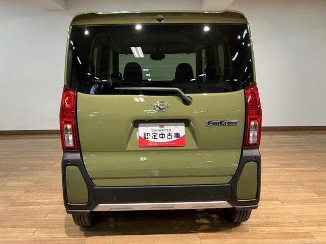 タントファンクロスターボ　Ｒ７年／法規対応済／２５年ナビ／ドラレコ走行２２ｋｍ／届出済未使用車／２５年ナビ／バックカメラ／前後ドラレコ／前席シートヒーター／電動パーキングブレーキ／両側パワースライドドア／ＬＥＤヘッドライト・フォグランプ／オートエアコン／キーフリー（大阪府）の中古車