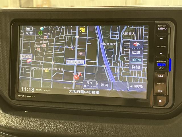 ムーヴＬ／１年間走行距離無制限保証／車検整備付／修復歴有／研修車１年間走行距離無制限保証　車検整備付　キーレスエントリー　Ｂｌｕｅｔｏｏｔｈ機能付きフルセグナビ　ＥＴＣ　ＵＳＢ　アイドリングストップ機能　横滑り防止装置　１４インチフルホイールキャップ（大阪府）の中古車