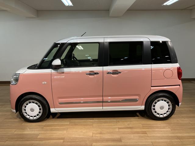 ムーヴキャンバスストライプスＧ　Ｒ７年式／ナビ／ＦＲドラレコ／バックカメラ走行無制限１年保証　両側電動スライドドア　前後コーナーセンサー　前席シートヒーター　ホッとカップホルダー　オートマチックハイビーム　ＬＥＤヘッドライト　スマートキー（大阪府）の中古車