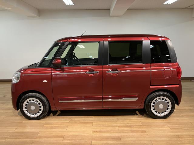 ムーヴキャンバスセオリーＧ　サポカーＳワイド適合　認定中古車届出済未使用車・バックカメラ・衝突回避支援ブレーキ・誤発信抑制機能・前後コーナーセンサー・両側電動スライドドア・電動パーキングブレーキ・フルＬＥＤヘッドランプ・３６０°スーパーＵＶ＆ＩＲカットガラス（大阪府）の中古車