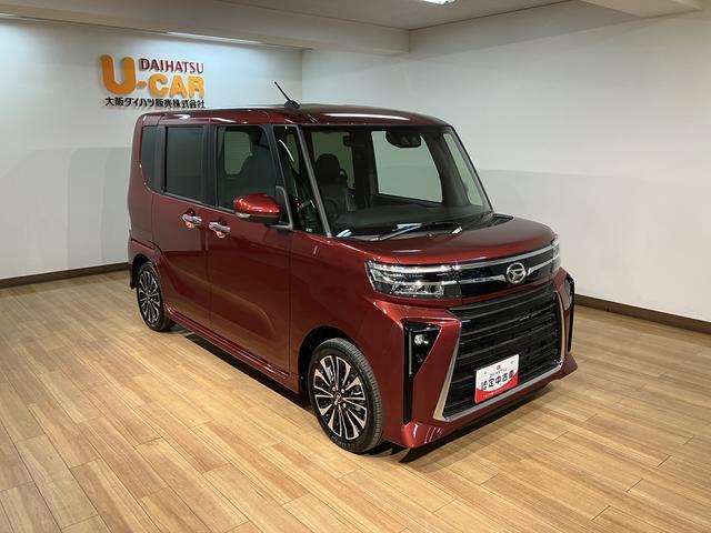 タントカスタムＲＳ　Ｒ７年式／法規対応済／バックカメラ対応ターボ　スマートアシスト　バックカメラ　両側リヤパワースライドドア　プッシュボタンエンジンスタート　シートヒーター　ＬＥＤヘッドライト　アルミホイール　オートエアコン　オートライト　ＡＢＳ（大阪府）の中古車