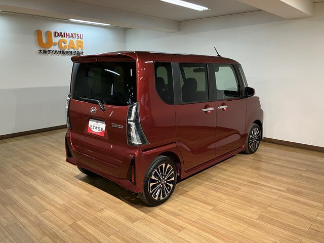 タントカスタムＲＳ　Ｒ７年式／法規対応済／バックカメラ対応ターボ　スマートアシスト　バックカメラ　両側リヤパワースライドドア　プッシュボタンエンジンスタート　シートヒーター　ＬＥＤヘッドライト　アルミホイール　オートエアコン　オートライト　ＡＢＳ（大阪府）の中古車