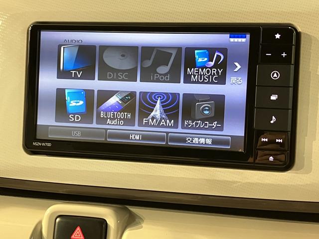 ムーヴキャンバスＸメイクアップリミテッド　ＳＡIII　ナビ／パノラマカメラスマートアシストＩＩＩ　ハロゲンヘッドライト　ＬＥＤフォグ　ナビ　パノラマカメラ　ナビ連動前後ドライブレコーダー　ＥＴＣ　両側電動スライドドア　キーフリー　オートエアコン　置き楽ボックス（大阪府）の中古車