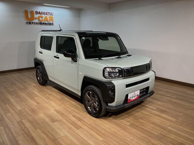 タフトＧダーククロムベンチャー　Ｒ７年式／法規対応済／バックカメラ走行無制限１年保証　前後コーナーセンサー　前席シートヒーター　スカイフィールトップ　オートマチックハイビーム　ＬＥＤヘッドライト　オートブレーキホールド　スマートキー　１５インチ純正アルミホイール（大阪府）の中古車