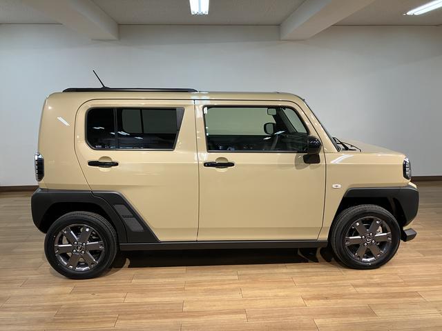 タフトＧダーククロムベンチャー　Ｒ７年式／法規対応済／バックカメラ走行無制限１年保証　ＡＣＣ　前後コーナーセンサー　前席シートヒーター　スカイフィールトップ　オートハイビーム　ＬＥＤヘッドライト　オートブレーキホールド　スマートキー　１５インチ純正アルミホイール（大阪府）の中古車