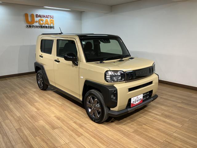 タフトＧダーククロムベンチャー　Ｒ７年式／法規対応済／バックカメラ走行無制限１年保証　ＡＣＣ　前後コーナーセンサー　前席シートヒーター　スカイフィールトップ　オートハイビーム　ＬＥＤヘッドライト　オートブレーキホールド　スマートキー　１５インチ純正アルミホイール（大阪府）の中古車