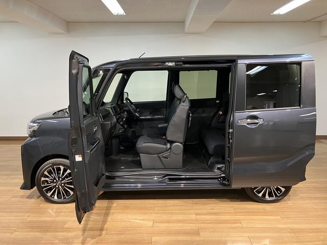 タントカスタムＲＳ　サポカーＳワイド適合届出済未使用車・ターボエンジン・バックカメラ・両側電動スライドドア・衝突回避支援ブレーキ・誤発信抑制機能・前後コーナーセンサー・電動パーキングブレーキ・ＬＥＤヘッドライト・シートヒーター（大阪府）の中古車