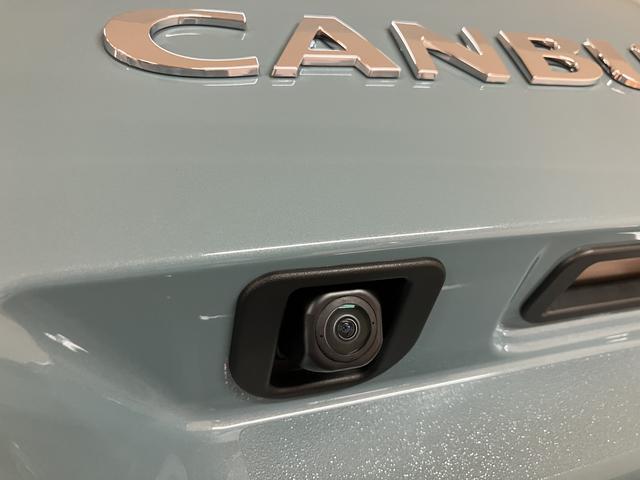 ムーヴキャンバスセオリーＧ／届出済未使用車／バックカメラ対応車／両側パワスラ届出済未使用車／走行１６ｋｍ／バックカメラ対応車／ステアリングスイッチ／前席シートヒーター／電動パーキングブレーキ／両側パワースライドドア／ＬＥＤヘッドライト・フォグランプ／オートエアコン／キーフリー（大阪府）の中古車