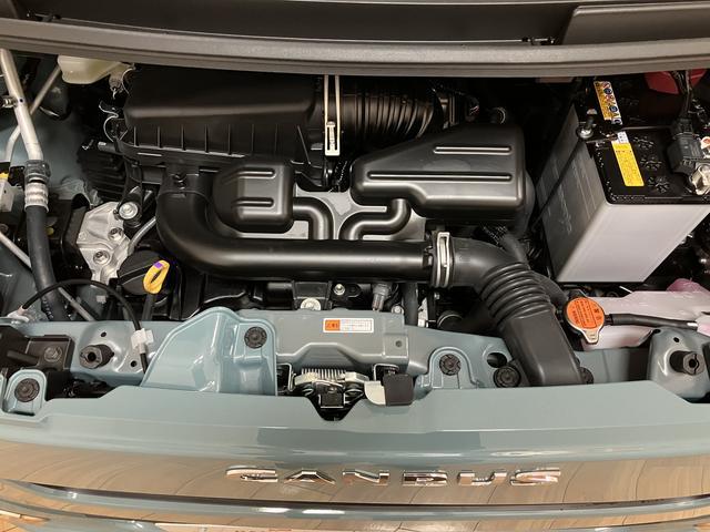 ムーヴキャンバスセオリーＧ／届出済未使用車／バックカメラ対応車／両側パワスラ届出済未使用車／走行１６ｋｍ／バックカメラ対応車／ステアリングスイッチ／前席シートヒーター／電動パーキングブレーキ／両側パワースライドドア／ＬＥＤヘッドライト・フォグランプ／オートエアコン／キーフリー（大阪府）の中古車