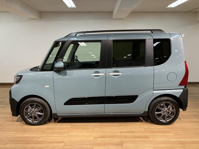 タントファンクロス　Ｒ７年式／法規対応済／バックカメラ対応衝突被害軽減ブレーキ　コーナーセンサー　バックカメラ（ナビ装着時用）　両側電動スライドドア　前席シートヒーター　電動パーキングブレーキ　ＬＥＤ　オートライト　オートエアコン　スマートキー　エコアイドル（大阪府）の中古車