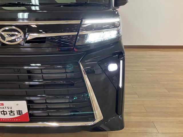 タントカスタムＲＳＲ７年式届出済未使用車　ターボ　バックカメラ　ＬＥＤヘッドライト　ＬＥＤフォグランプ　キーフリーシステム　プッシュスタート　コーナーセンサー　シートヒーター　衝突回避支援ブレーキ（大阪府）の中古車
