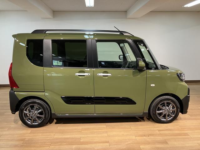 タントファンクロス　Ｒ７年式／法規対応済／バックカメラ対応衝突被害軽減ブレーキ　コーナーセンサー　バックカメラ（ナビ装着時用）　両側電動スライドドア　前席シートヒーター　電動パーキングブレーキ　ＬＥＤ　オートライト　オートエアコン　スマートキー　エコアイドル（大阪府）の中古車
