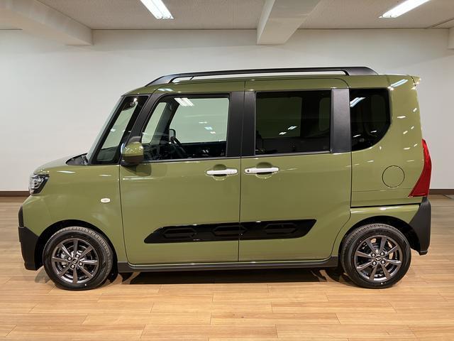 タントファンクロス　Ｒ７年式／法規対応済／バックカメラ対応衝突被害軽減ブレーキ　コーナーセンサー　バックカメラ（ナビ装着時用）　両側電動スライドドア　前席シートヒーター　電動パーキングブレーキ　ＬＥＤ　オートライト　オートエアコン　スマートキー　エコアイドル（大阪府）の中古車