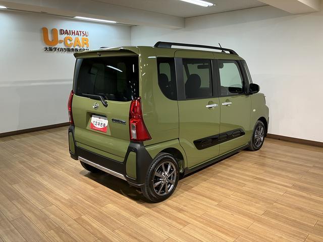 タントファンクロス　Ｒ７年式／法規対応済／バックカメラ対応衝突被害軽減ブレーキ　コーナーセンサー　バックカメラ（ナビ装着時用）　両側電動スライドドア　前席シートヒーター　電動パーキングブレーキ　ＬＥＤ　オートライト　オートエアコン　スマートキー　エコアイドル（大阪府）の中古車