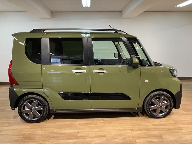 タントファンクロスターボ　Ｒ７年式／法規対応済／バックカメラ対応衝突被害軽減ブレーキ　コーナーセンサー　バックカメラ（ナビ装着時用）　両側電動スライドドア　前席シートヒーター　電動パーキングブレーキ　ＬＥＤ　オートライト　オートエアコン　スマートキー　エコアイドル（大阪府）の中古車