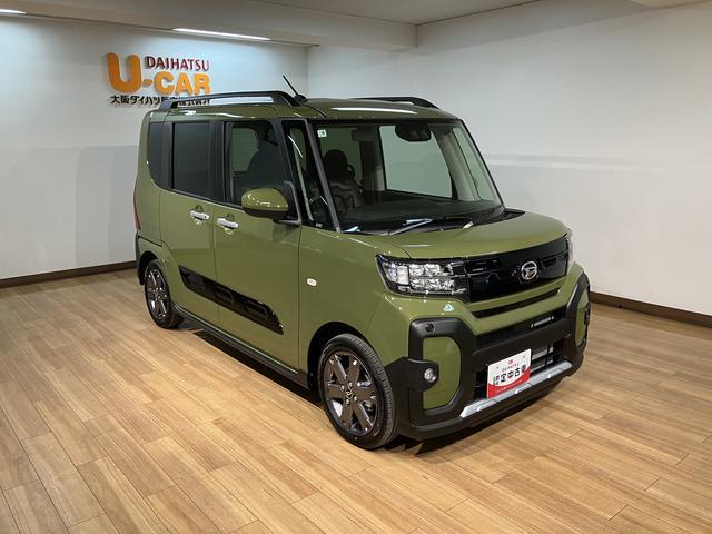 タントファンクロスターボ　Ｒ７年式／法規対応済／バックカメラ対応衝突被害軽減ブレーキ　コーナーセンサー　バックカメラ（ナビ装着時用）　両側電動スライドドア　前席シートヒーター　電動パーキングブレーキ　ＬＥＤ　オートライト　オートエアコン　スマートキー　エコアイドル（大阪府）の中古車