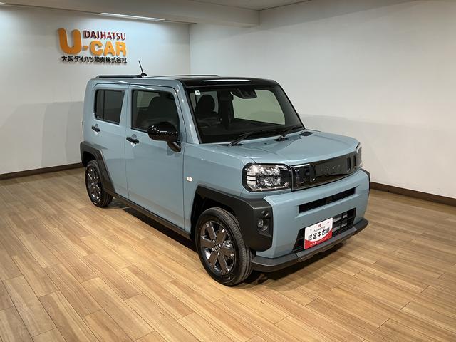 タフトＧターボダーククロムベンチャー　Ｒ７年式／法規対応済／ＡＣＣスカイフィールトップ　アダプティブクルーズコントロール　ＬＥＤヘッド／フォグ　運／助シートヒーター　プッシュボタンスタート　キーフリー　電動パーキングブレーキ　バックカメラ　１５インチアルミホイール（大阪府）の中古車