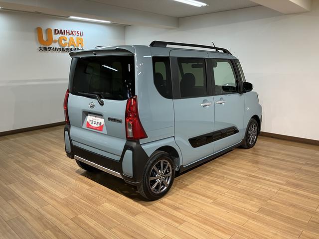 タントファンクロス　Ｒ７年式／法規対応済／バックカメラ対応衝突被害軽減ブレーキ　コーナーセンサー　バックカメラ（ナビ装着時用）　両側電動スライドドア　前席シートヒーター　電動パーキングブレーキ　ＬＥＤ　オートライト　オートエアコン　スマートキー　エコアイドル（大阪府）の中古車